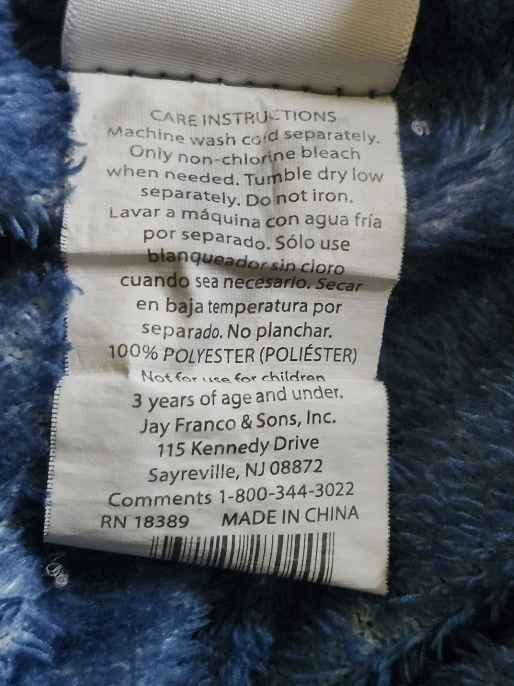 Star Wars The Child Plush Comforter in Blue, Green and Brown